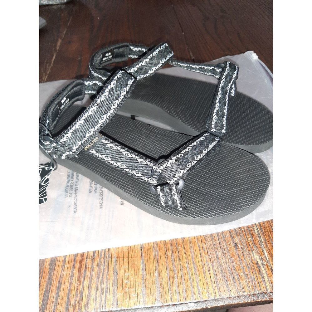 New Men's 8 Black Grey Pulltop Cloud Walk Jolin Summer Sandals Beach Sho…